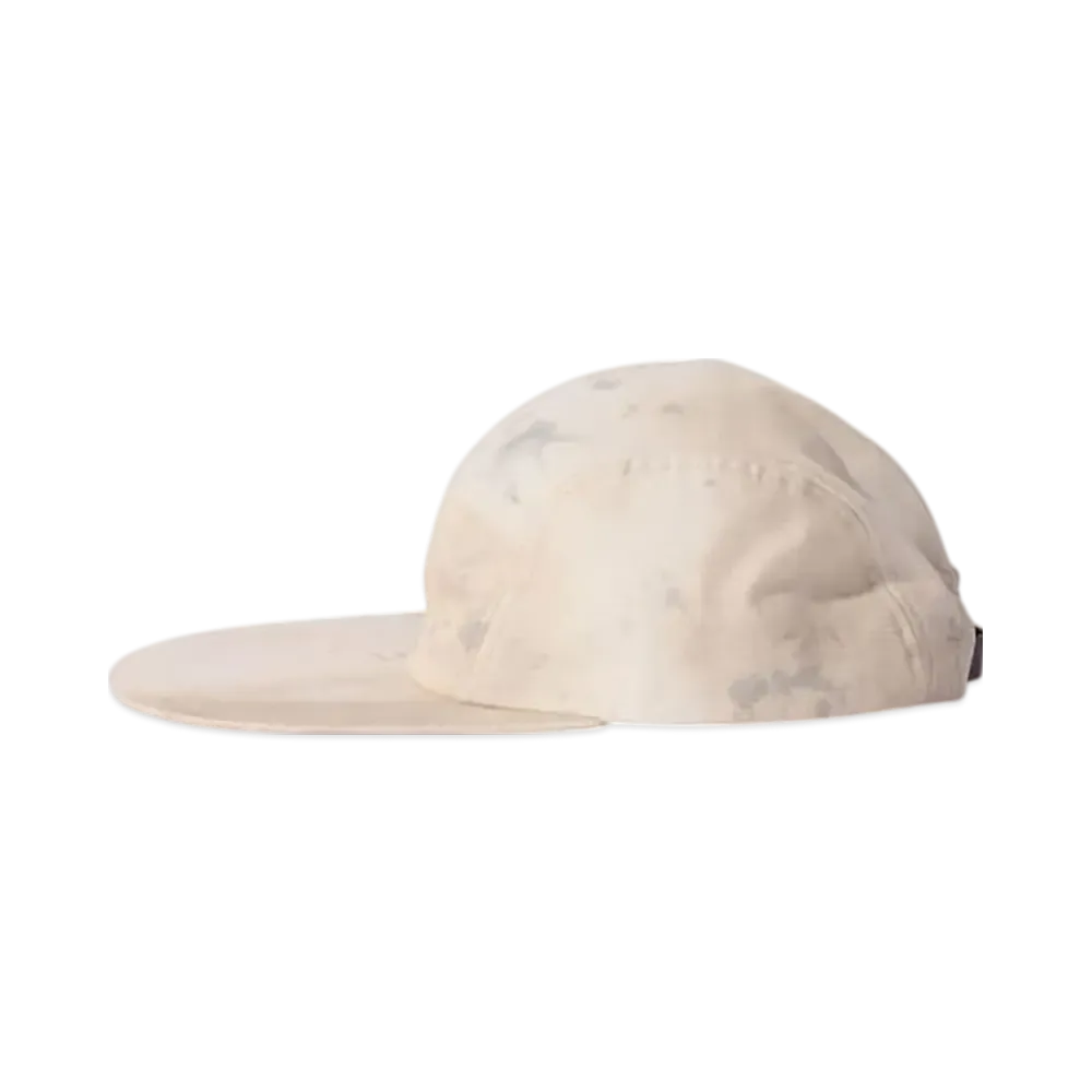 BEAMS 5 Panel Long Bill Hard Twisted Oxford Print "Cement"
