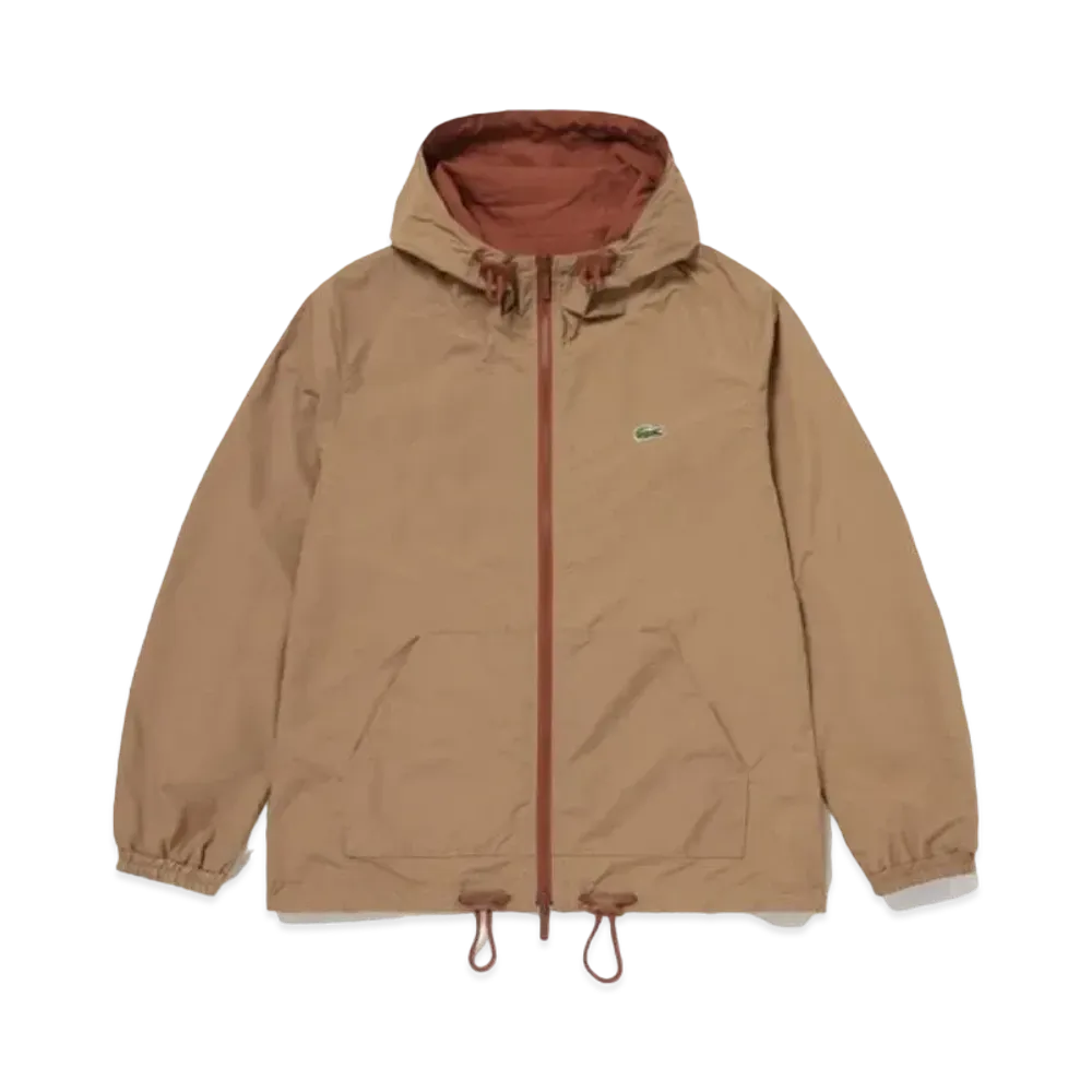 LACOSTE Reversible Hood Jacket "Brown"