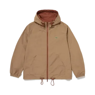 LACOSTE Reversible Hood Jacket "Brown"