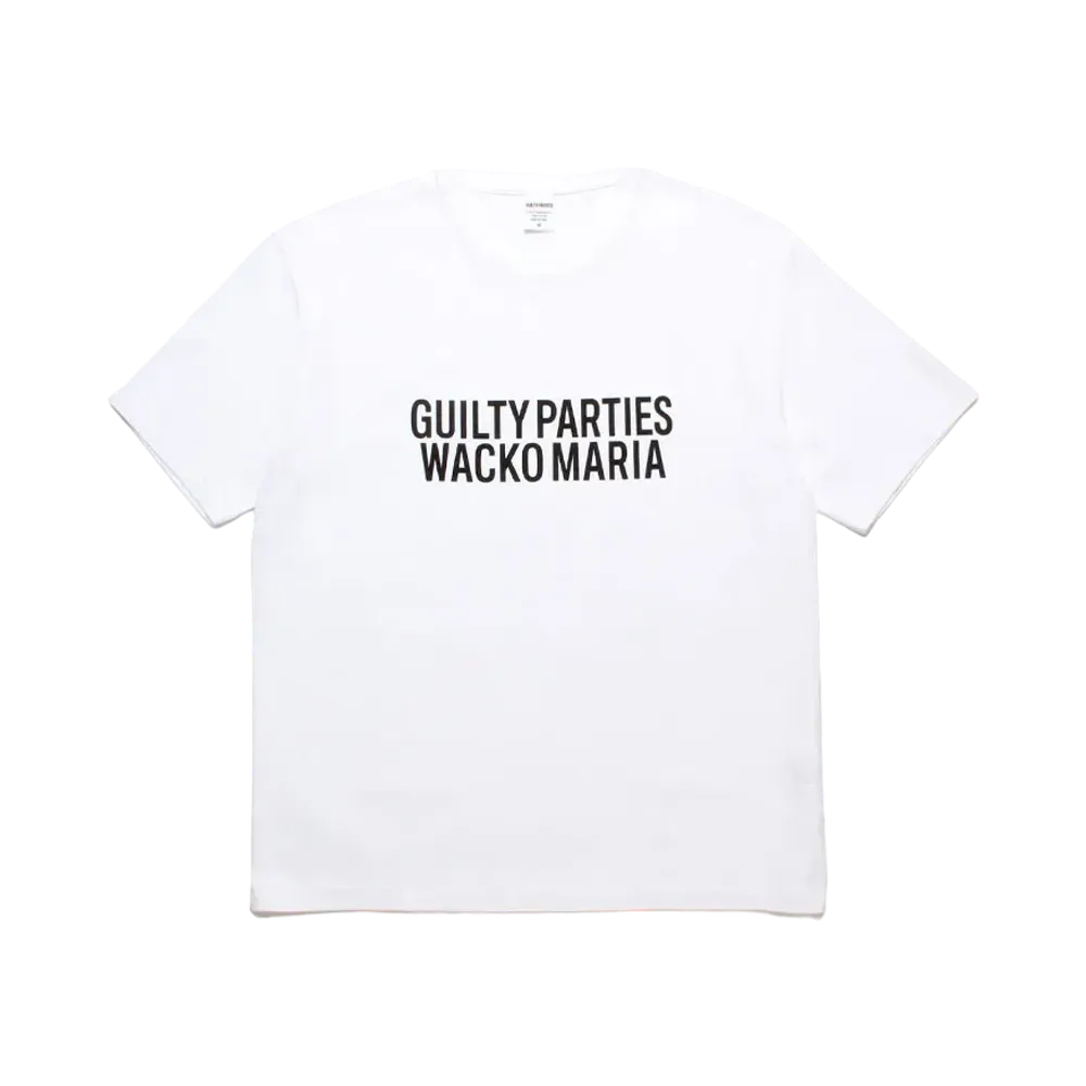 WACKO MARIA Washed Heavy Weight T-Shirt "White"