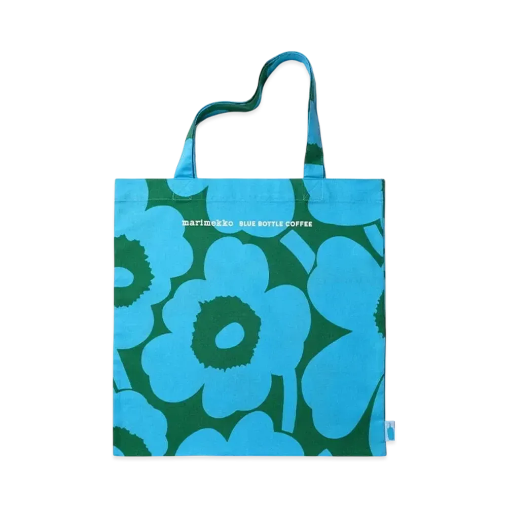 Marimekko x BLUE BOTTLE COFFEE Unikko Tote "Blue"