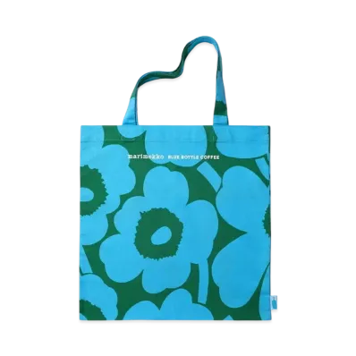 Marimekko x BLUE BOTTLE COFFEE Unikko Tote "Blue"