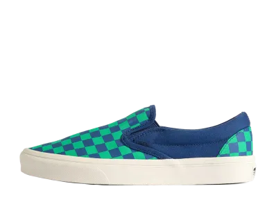 Vans Classic Slip-On Checkerboard "Green"