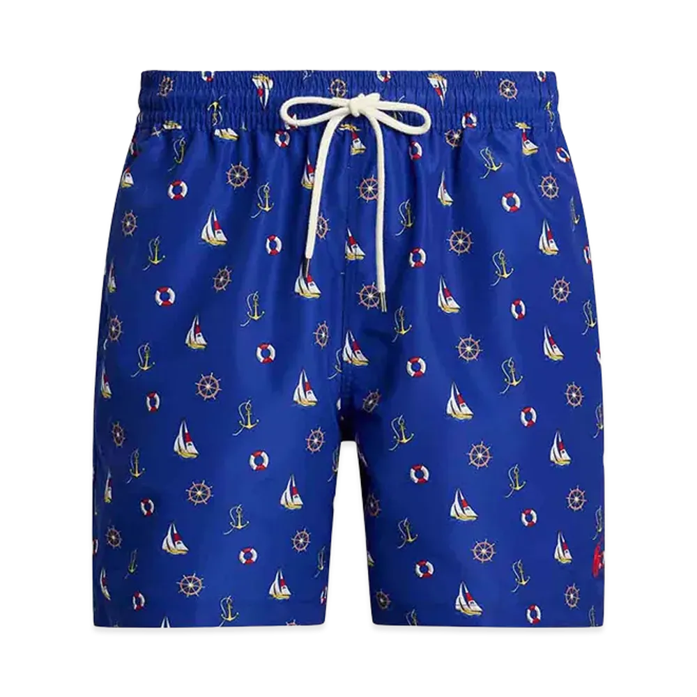 Polo Ralph Lauren Nylon 145 Cm Traveller Swim Shorts "Blue"