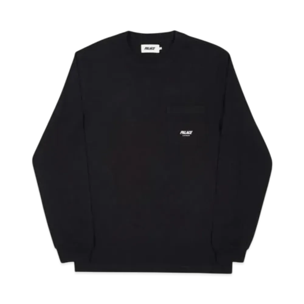 PALACE Slub Pocket Longsleeve "Black"