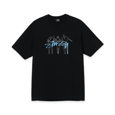 Stussy 3 People Tee "Black"