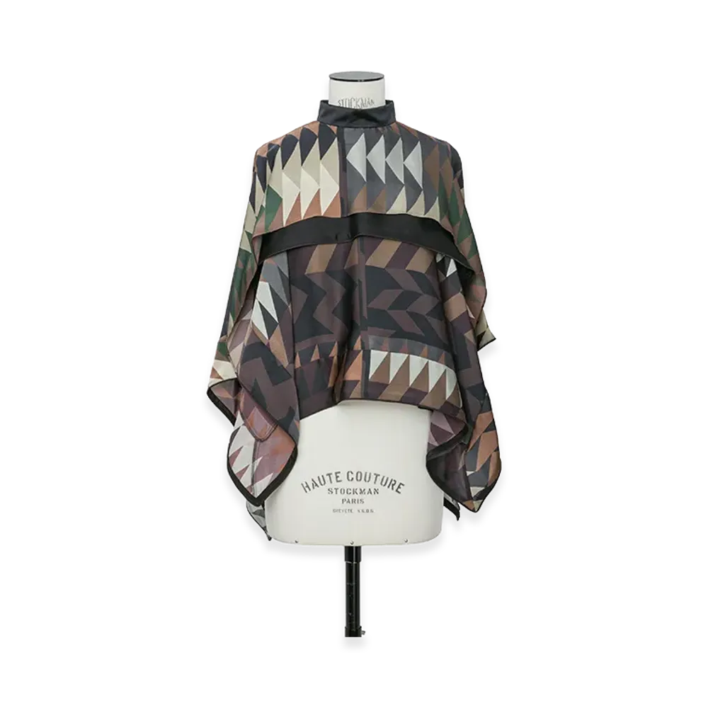sacai x A.P.C. Women's Quilts Pullover "Brown Multi"