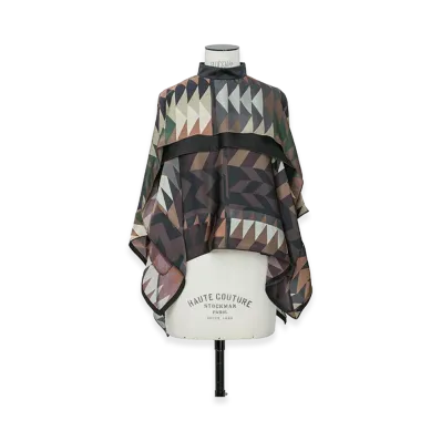 sacai x A.P.C. Women's Quilts Pullover "Brown Multi"