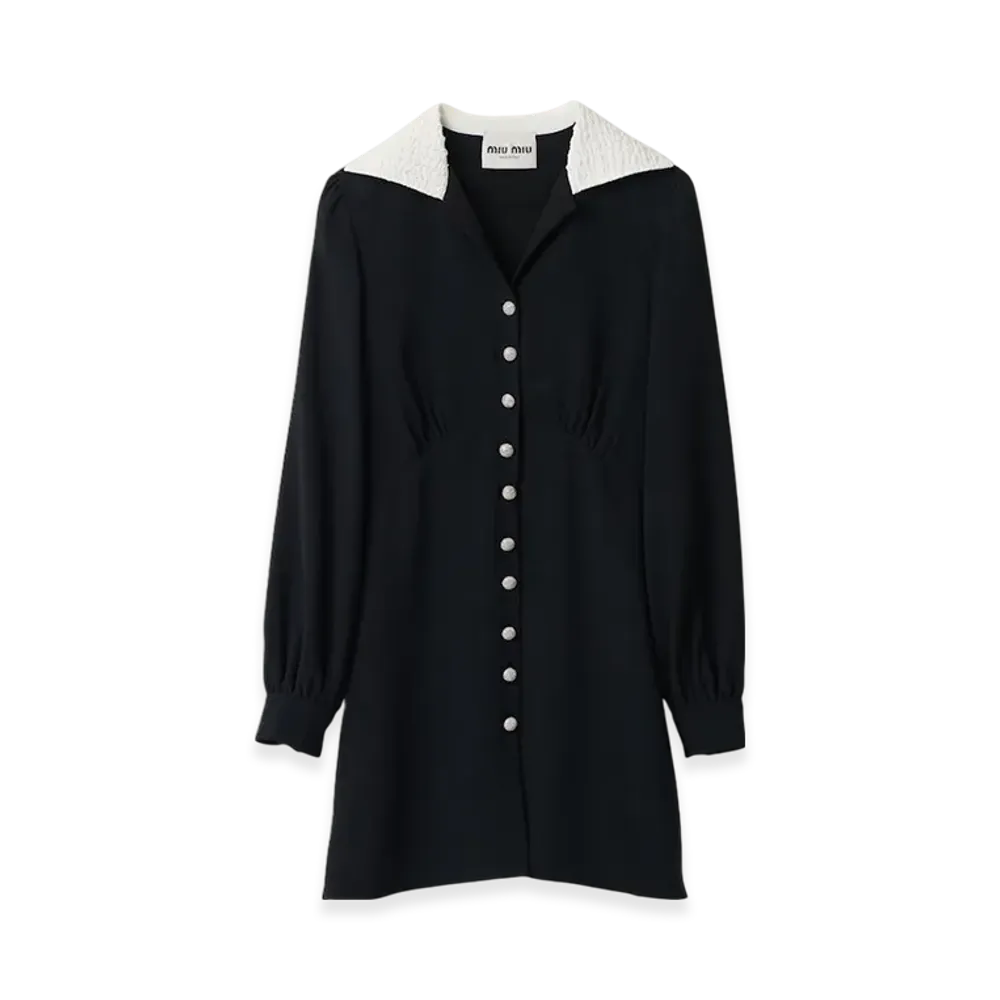 MIU MIU Women's Sable Dress "Black"