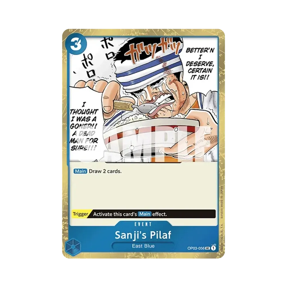 サンジのピラフ UC : 海賊旗フォイル [OP03-056]【英語版】(プレミアムブースター「ONE PIECE CARD THE BEST」)