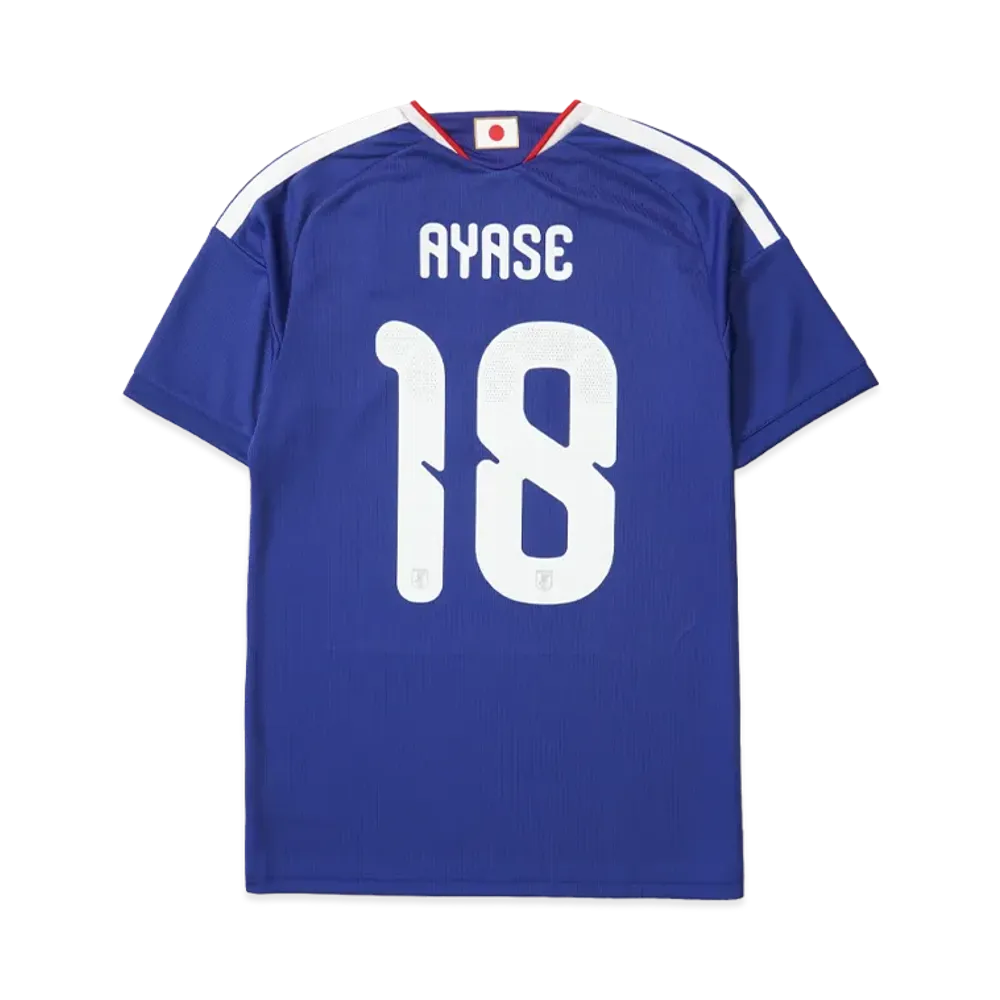 adidas Soccer Japan 2026 Home Replica Jersey #18 Ayase Ueda "Japan Blue/Ash Blue"