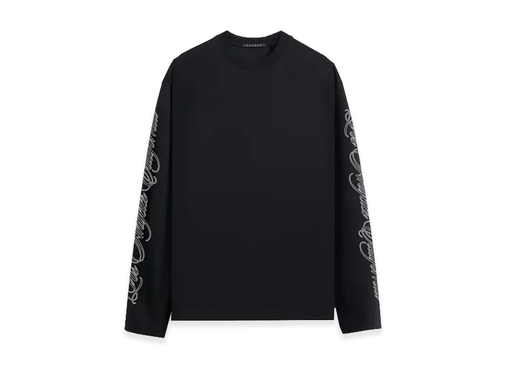 STAMPD LA Cursive L/S Tee "Black"