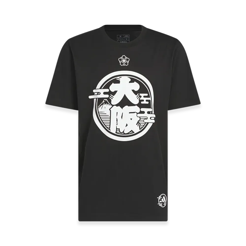 adidas Happi Osaka Short Sleeve T-Shirt "Black"