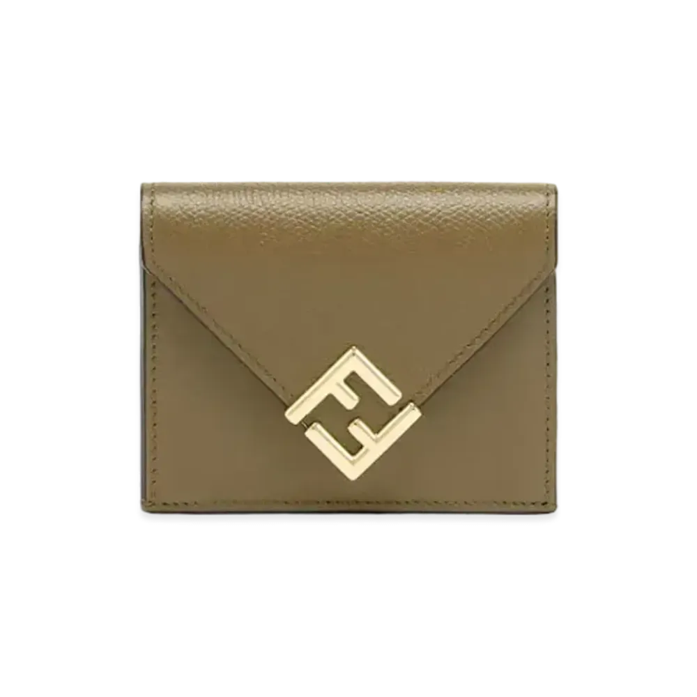 FENDI FF Diamonds Wallet "Green"