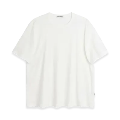 OUR LEGACY S/S Plain Crewneck Cotton T-Shirt "White"