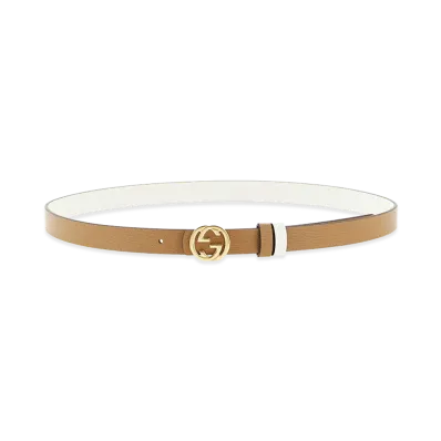 GUCCI Women's 'Incrocio GG' Reversible Belt "Multicolor"
