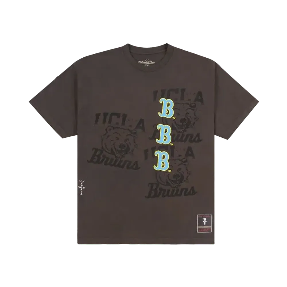 Travis Scott x M&N x UCLA Seal Tee "Brown"