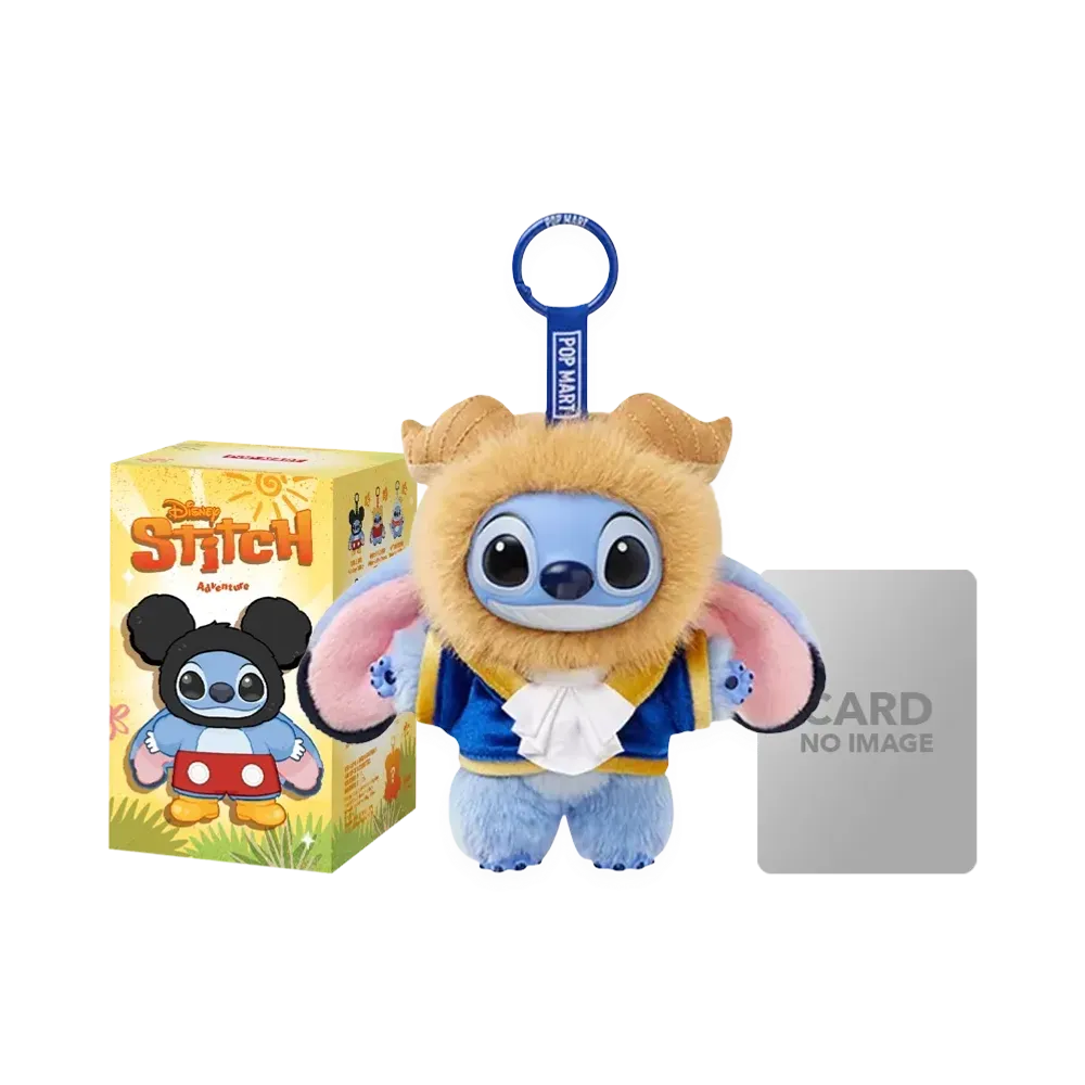POP MART Stitch Adventure Series Plush Pendant The Beast Stitch