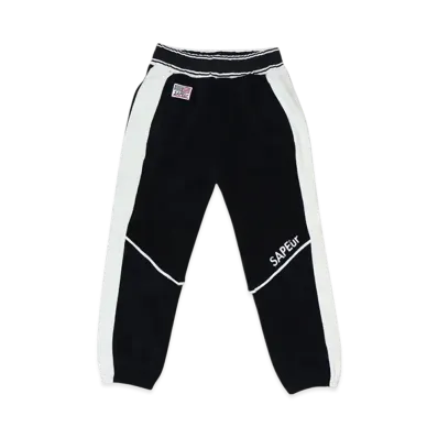 SAPEur Kid's 2028 Los Angeles Pile Jersey Pants "Black"