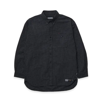 NEIGHBORHOOD Plaid Pattern BD Shirt LS "Black"