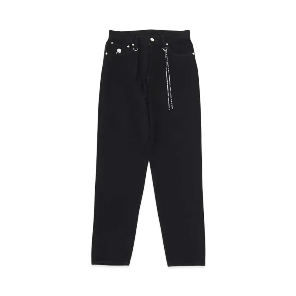 mastermind WORLD Water Repellent Stretch Denim Pants Slim Tapered Fit "Black"