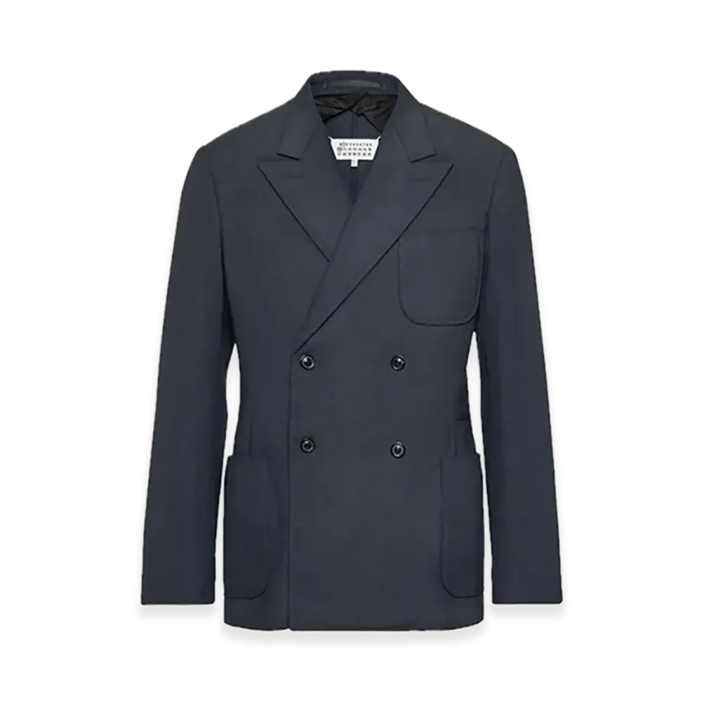 Maison Margiela Wool Blazer "Dark Blue"