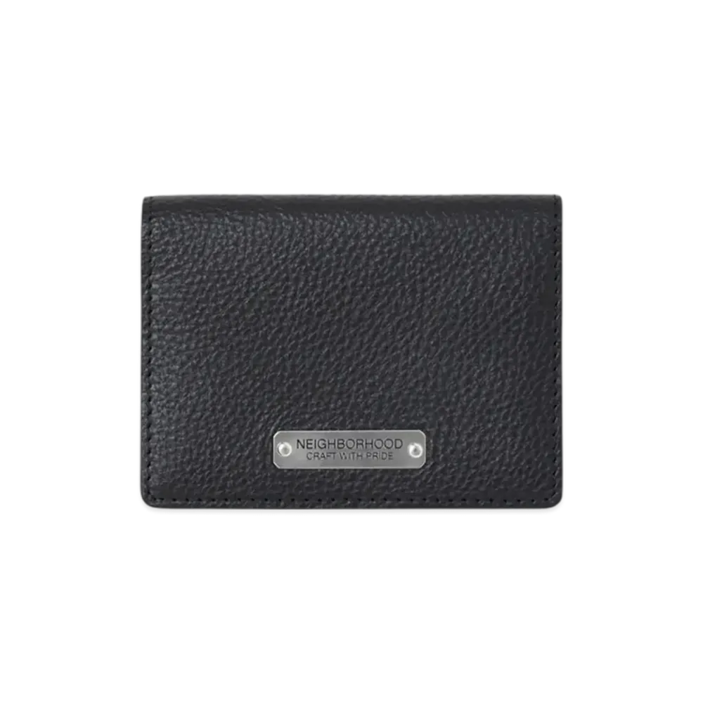 NEIGHBORHOOD Leather Card Case "Black"