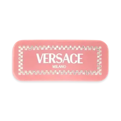 Versace Left Crystal Versace Milano Hair Clip "Black/White"