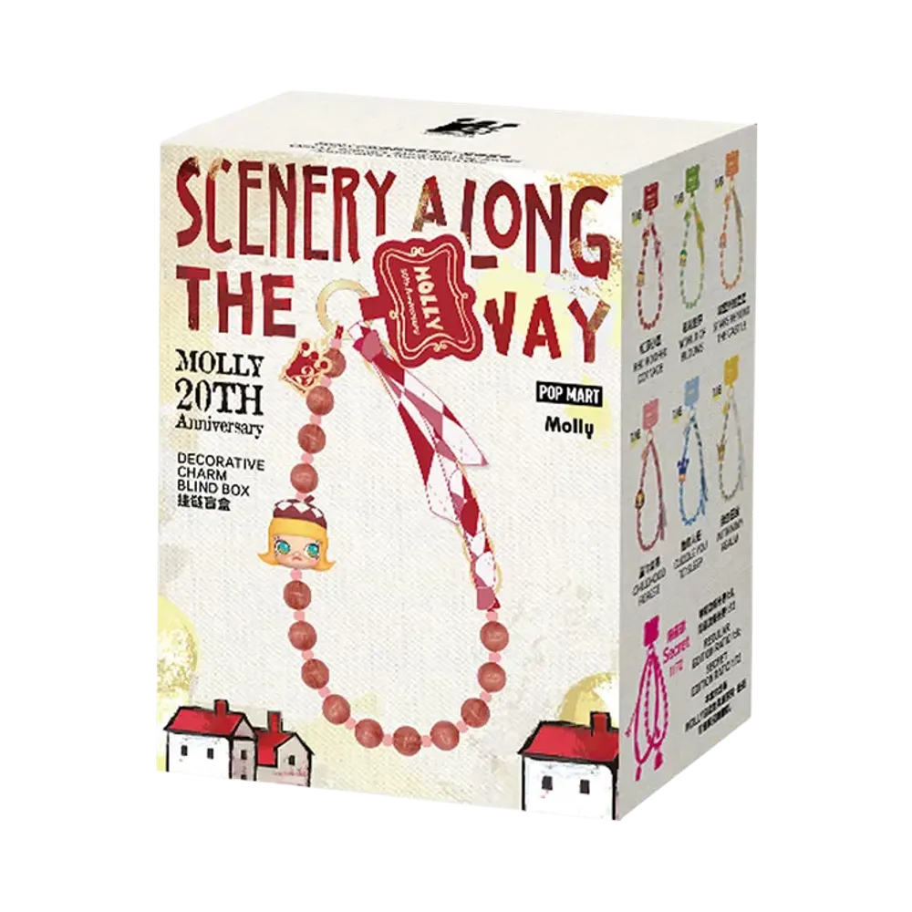 POP MART MOLLY Scenery Along the Way Series - Decorative Charm Blind Box [Piece]