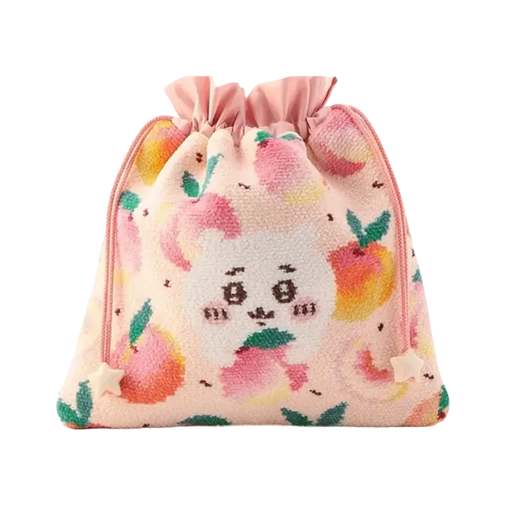 FEILER x Chiikawa Peach Dots Purse "Pale Apricot/Pink"