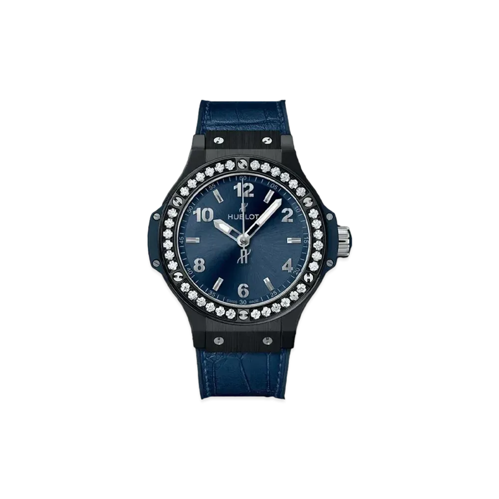 HUBLOT Big Bang Ceramic Blue Diamonds 38mm