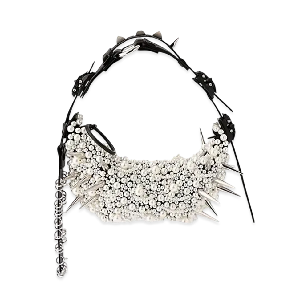JUNYA WATANABE x INNERRAUM Women Bijou Needle Studded Bag "White"