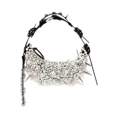JUNYA WATANABE x INNERRAUM Women Bijou Needle Studded Bag "White"
