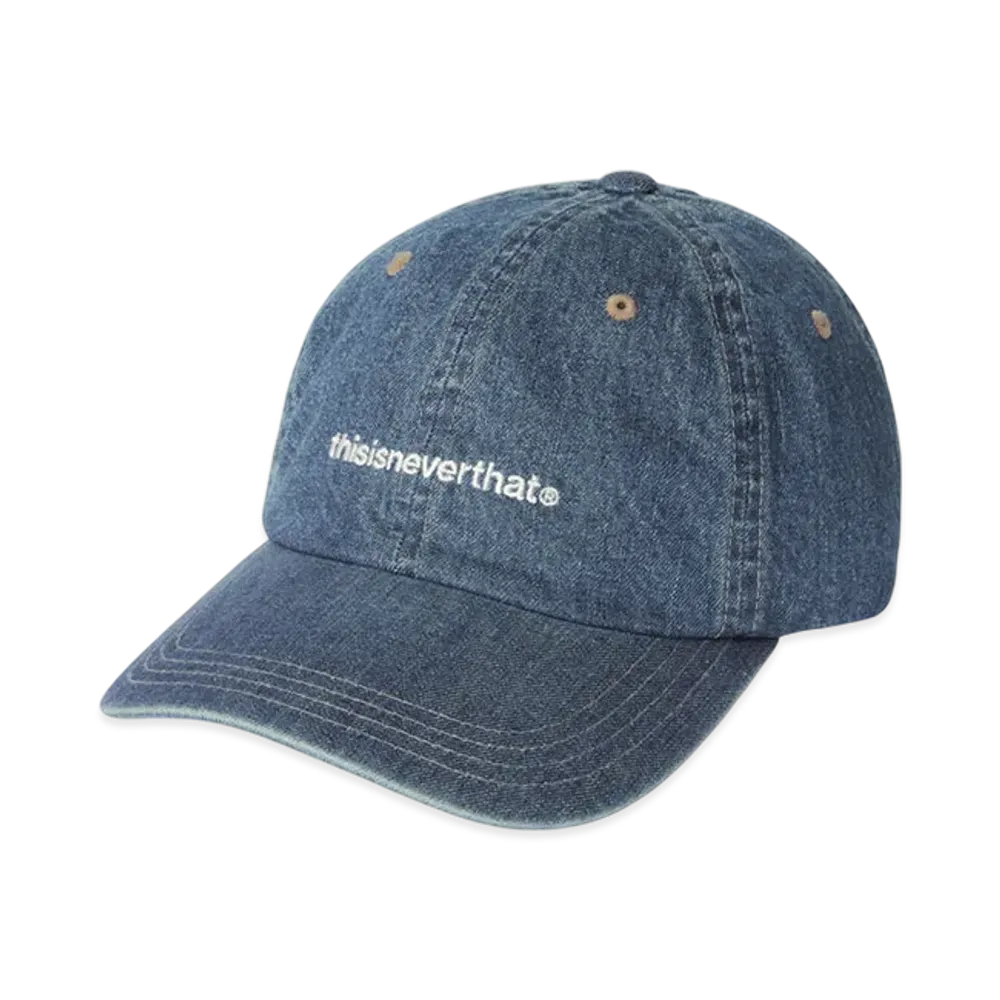 thisisneverthat Denim T-Logo Cap "Washed Blue"
