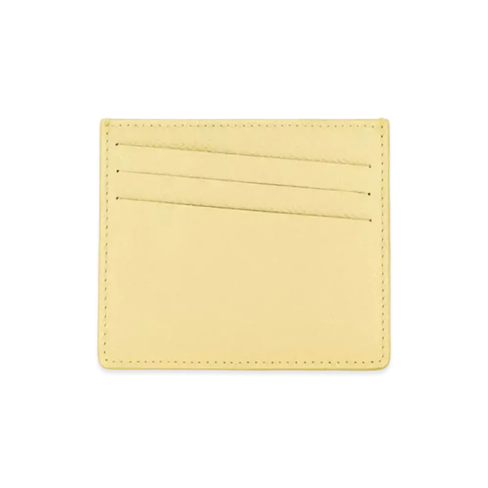 Maison Margiela Four Stitch Card Holder "Lemon"