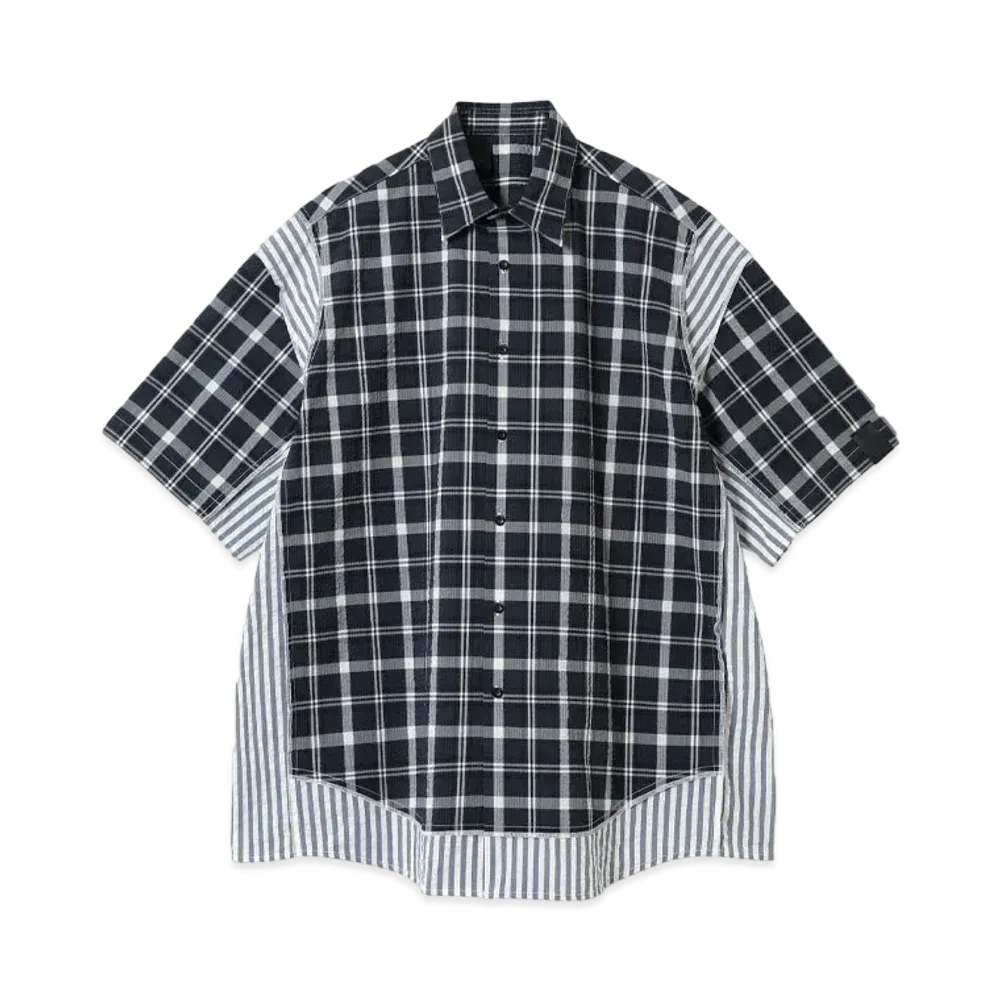 N.HOOLYWOOD Half Sleeve Shirt "Navy"