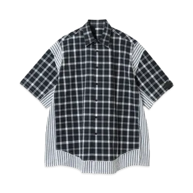 N.HOOLYWOOD Half Sleeve Shirt "Navy"
