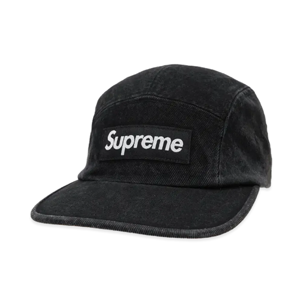Supreme Denim Camp Cap "Black"