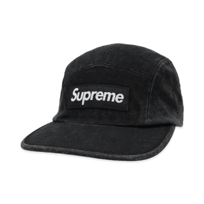 Supreme Denim Camp Cap "Black"