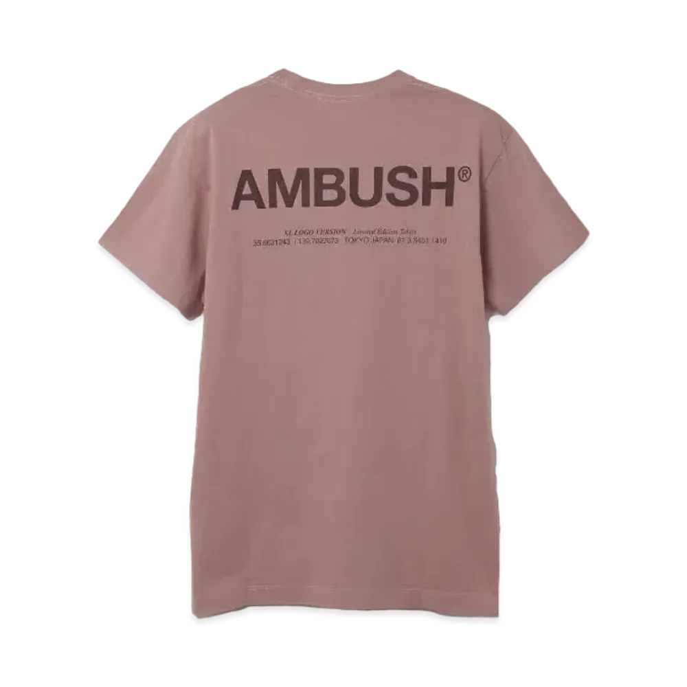 AMBUSH XL LOGO T-SHIRT 2020 "Pink"