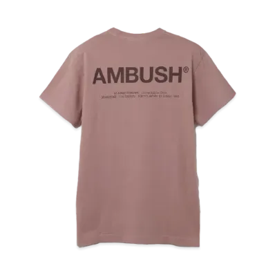AMBUSH XL LOGO T-SHIRT 2020 "Pink"