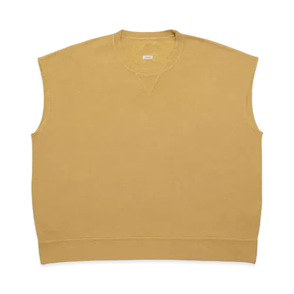 visvim Mondo Sweat S/L Dmgd (U.D.) "Mustard"