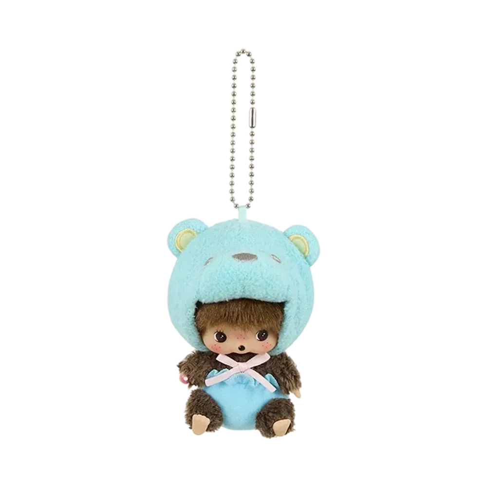 Sekiguchi Animal Bebichhichi SS Kao-deka Keychain Bear