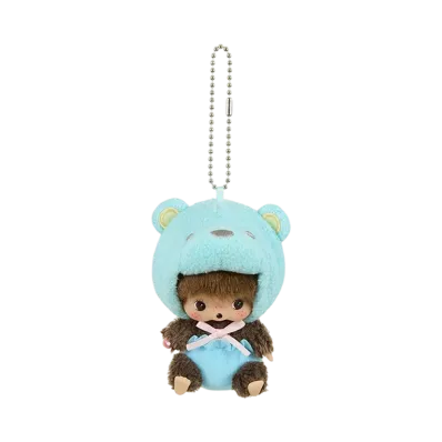 Sekiguchi Animal Bebichhichi SS Kao-deka Keychain Bear
