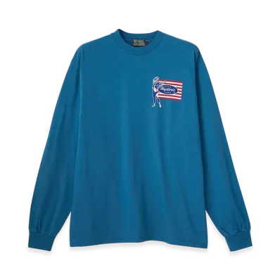 HYSTERIC GLAMOUR Nasty Union Tee "Blue"