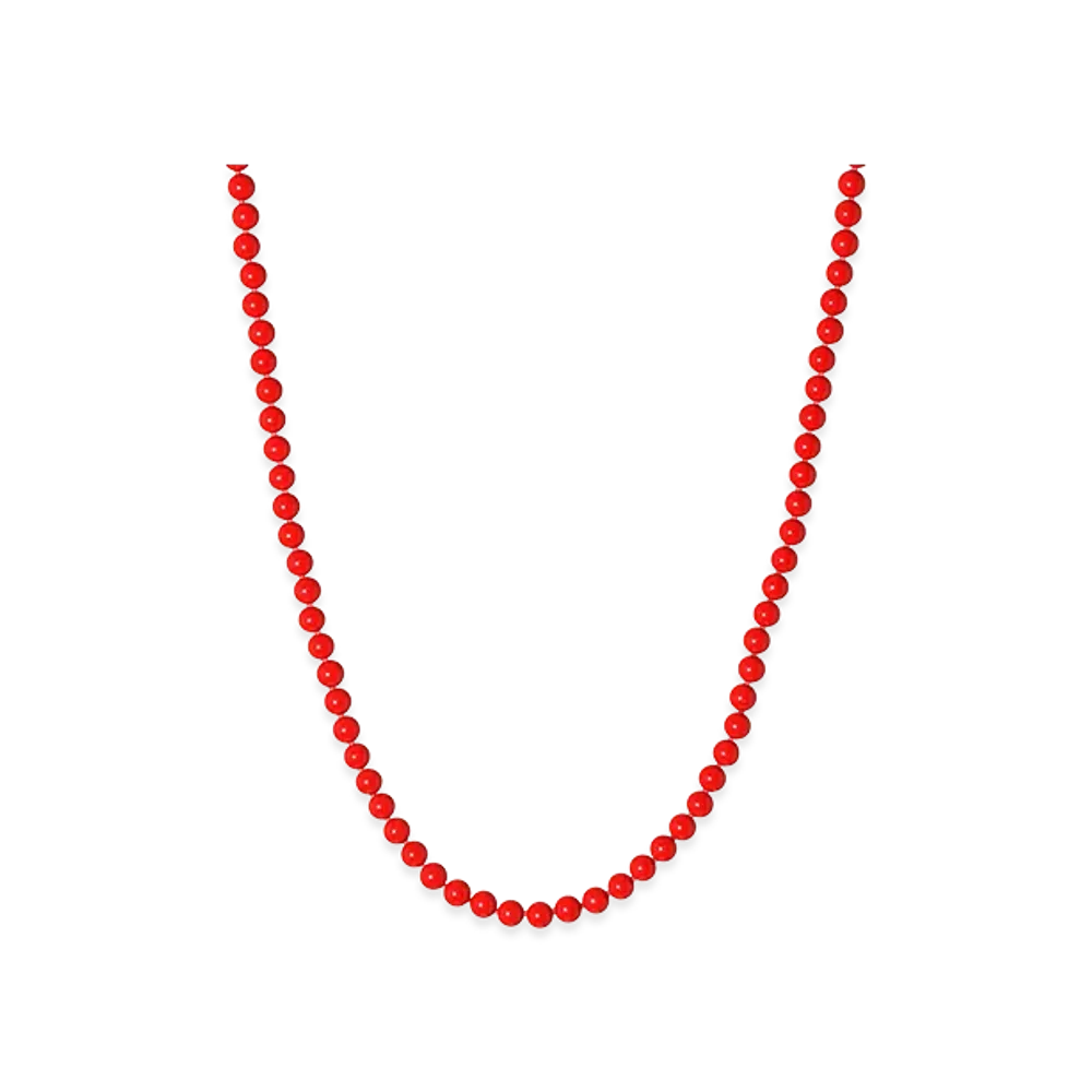 NEEDLES Necklace - Red Coral "Red"