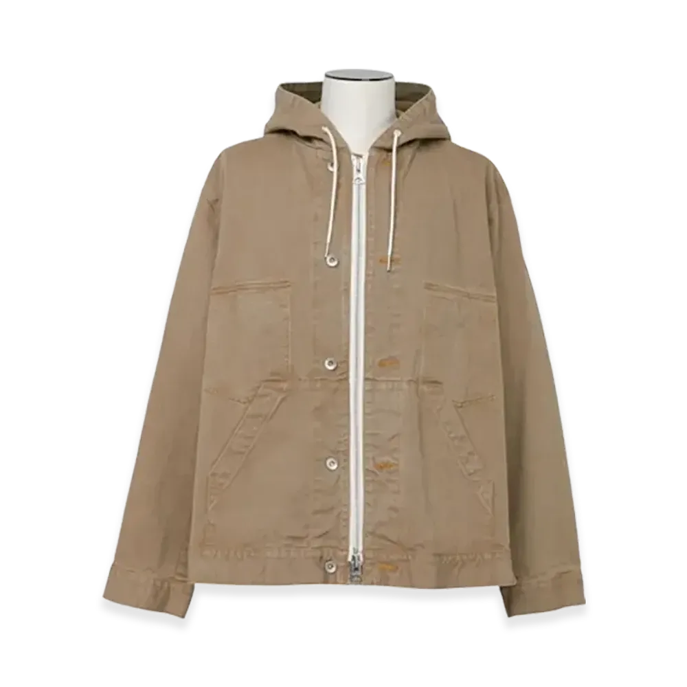 sacai Denim Hoodie "Beige"