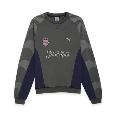 Puma x KidSuper Crew Neck Sweat "Black"