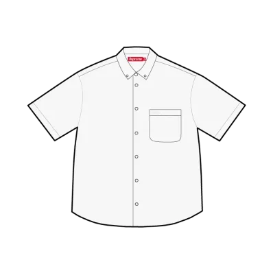 Supreme Loose Fit Oxford S/S Shirt (26SS) "White"
