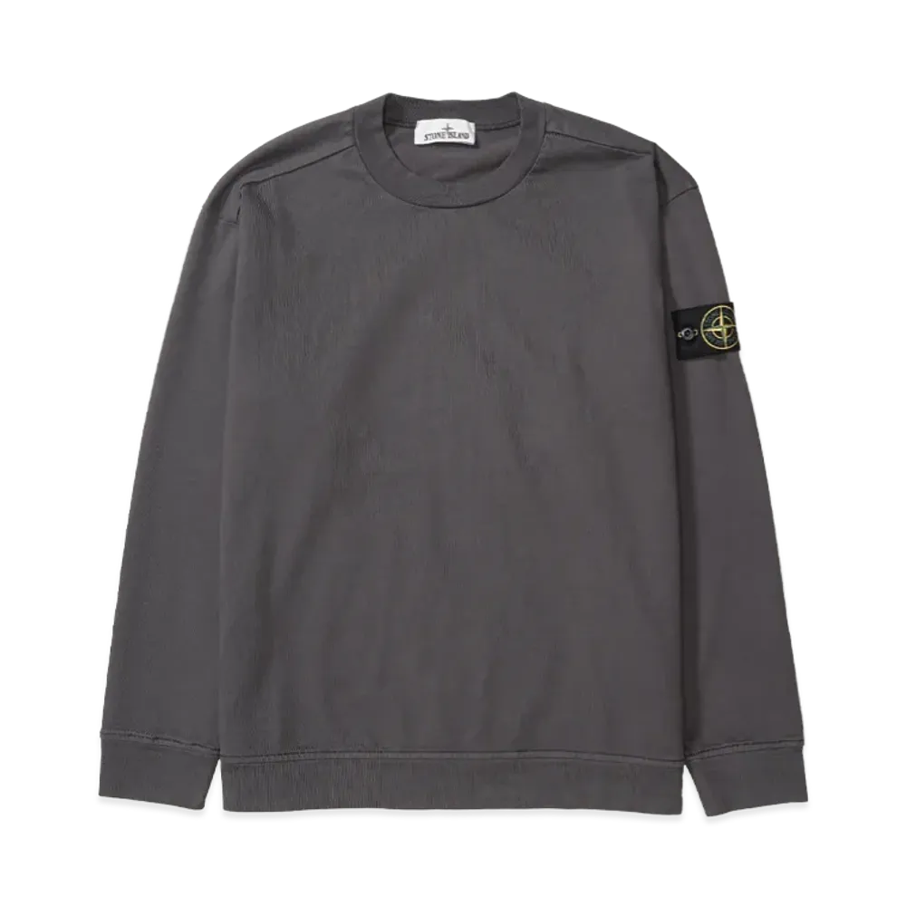 Stone Island 6100043 Heavy Cotton Jersey "Charcoal"